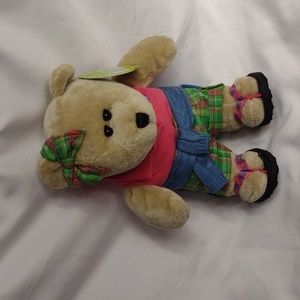 Starbucks Bearista Bear 2007 Preppy Plaid Girl